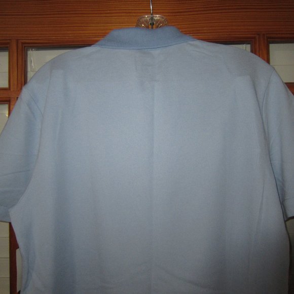 Van Heusen Polo Shirt Men's Regular Fit Stain Shield NEW Blue - Picture 5 of 6